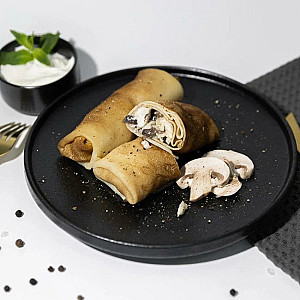 Блинчики с курицей, грибами и сыром Testo Myaso